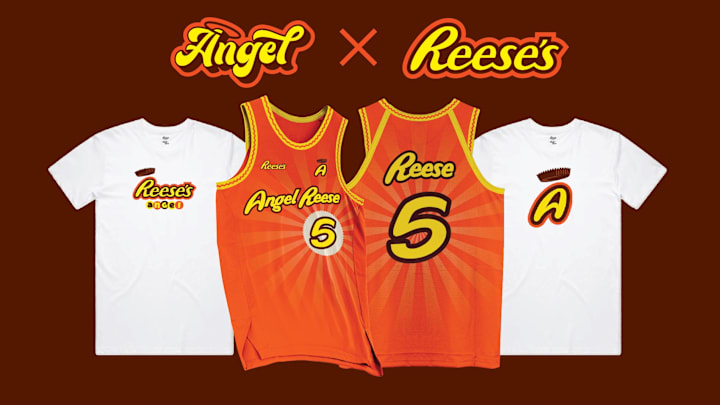 Angel x Reese's merch