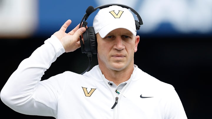 Vanderbilt head coach Clark Lea