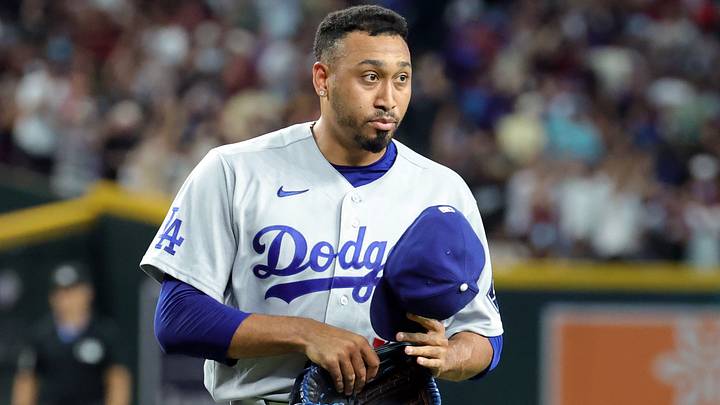 Los Angeles Dodgers pitcher Edwin Diaz Los Angeles Dodgers pitcher Edwin Diaz