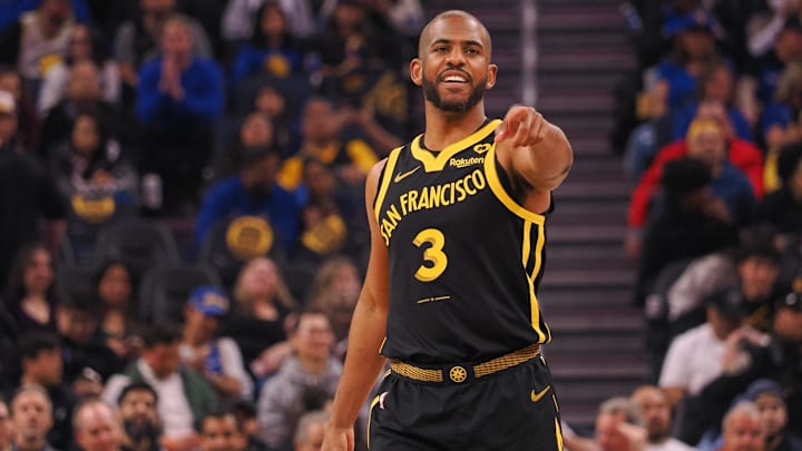 Golden State Warriors guard Chris Paul.