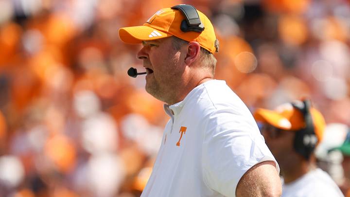 Sep 5, 2026; Knoxville, Tennessee, USA; Tennessee Volunteers head coach Josh Heupel during the first quarter against the Furman Paladins at Neyland Stadium. Mandatory Credit: Randy Sartin-Imagn Images Sep 5, 2026; Knoxville, Tennessee, USA; Tennessee Volunteers head coach Josh Heupel during the first quarter against the Furman Paladins at Neyland Stadium. Mandatory Credit: Randy Sartin-Imagn Images