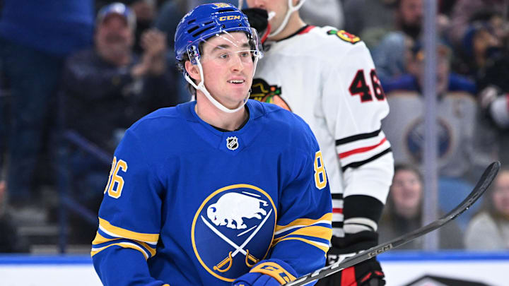 Buffalo Sabres forward Noah Ostlund