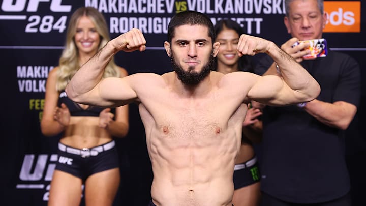 Islam Makhachev at UFC 284 Weigh-ins