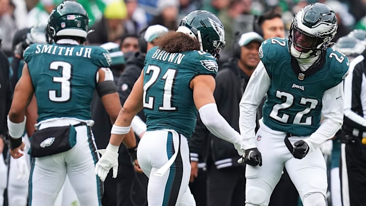 Kelee Ringo, Nolan Smith, Sydney Brown, Philadelphia Eagles