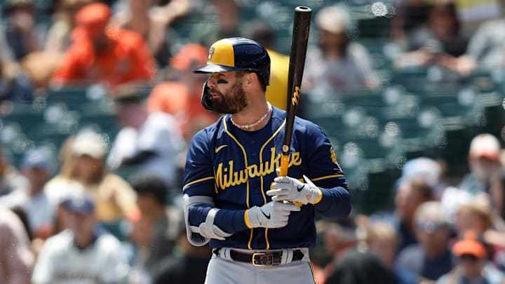 Milwaukee Brewers outfielder Jesse Winker