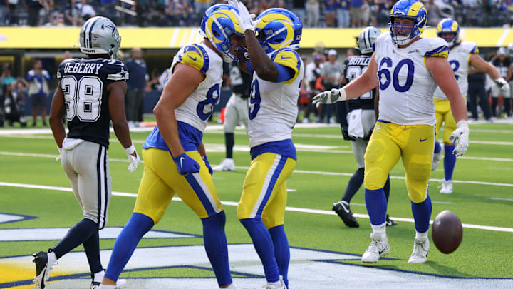 Dallas Cowboys v Los Angeles Rams, Miller Forristall, Xavier Smith, Logan Bruss