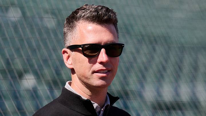 San Francisco Giants president of baseball operations Buster Posey. San Francisco Giants president of baseball operations Buster Posey.