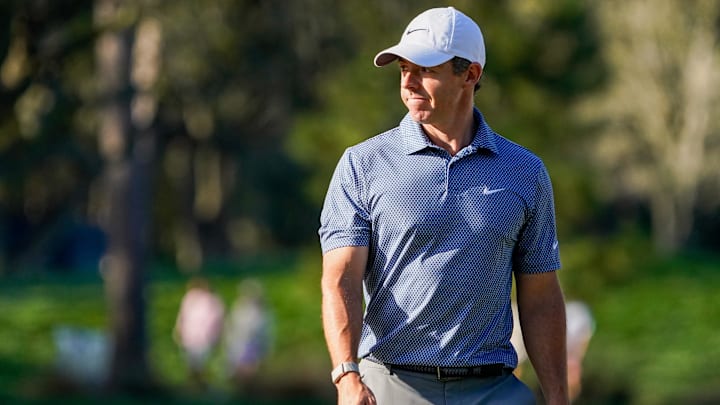 Rory McIlroy shot a 2-over 74 on Thursday. 