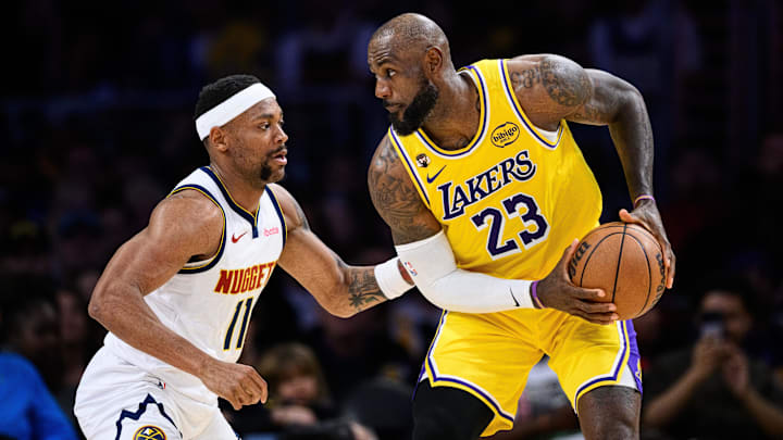 The Nuggets and Lakers will be battling for playoff positioning down the stretch of the season. The Nuggets and Lakers will be battling for playoff positioning down the stretch of the season.