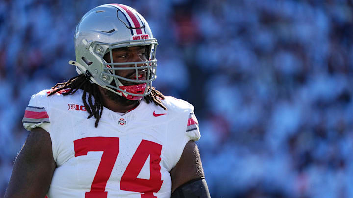 Ohio State Buckeyes offensive lineman Donovan Jackson Ohio State Buckeyes offensive lineman Donovan Jackson