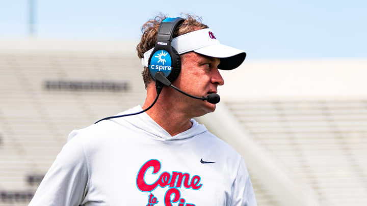 Ole Miss head coach Lane Kiffin