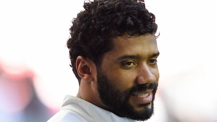 Seattle Seahawks quarterback Russell Wilson before Super Bowl XLIX