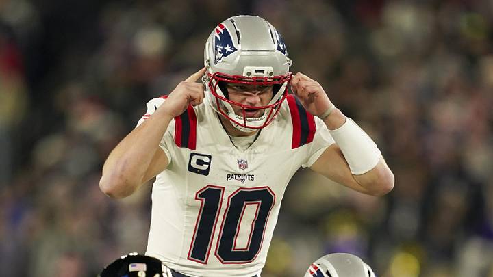 New England Patriots quarterback Drake Maye