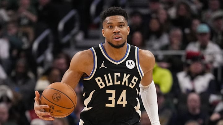 Milwaukee Bucks forward Giannis Antetokounmpo.