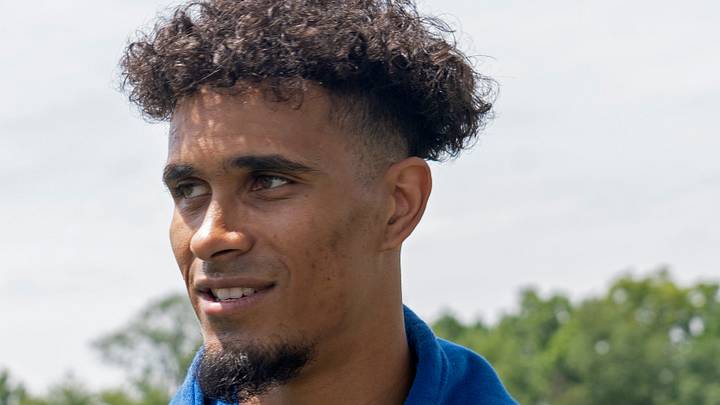 Seattle Seahawks safety Rodney Thomas takes interviews