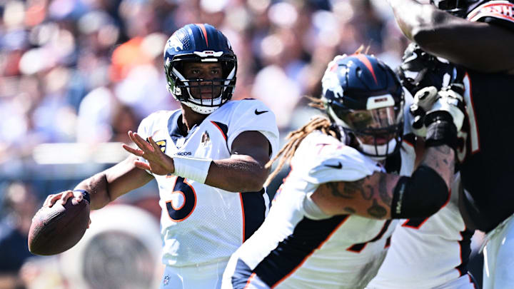 Denver Broncos quarterback Russell Wilson.