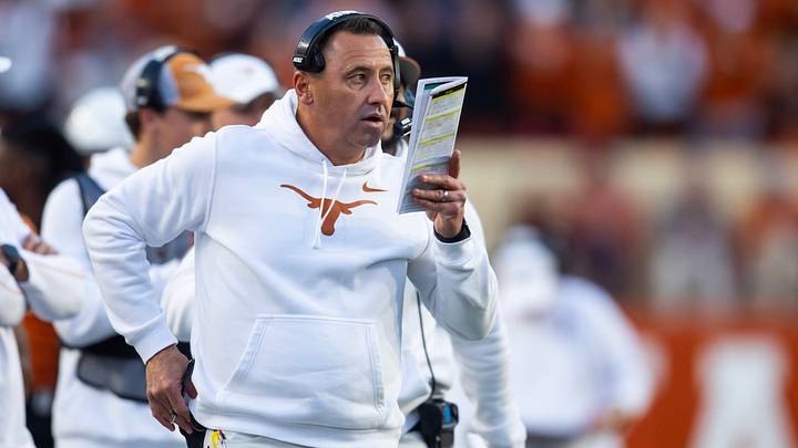 Dec 21, 2024; Austin, Texas, USA; Texas Longhorns head coach Steve Sarkisian Dec 21, 2024; Austin, Texas, USA; Texas Longhorns head coach Steve Sarkisian
