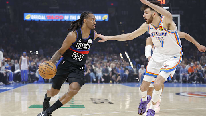 Detroit Pistons guard Daniss Jenkins is a solid prop target on Saturday.