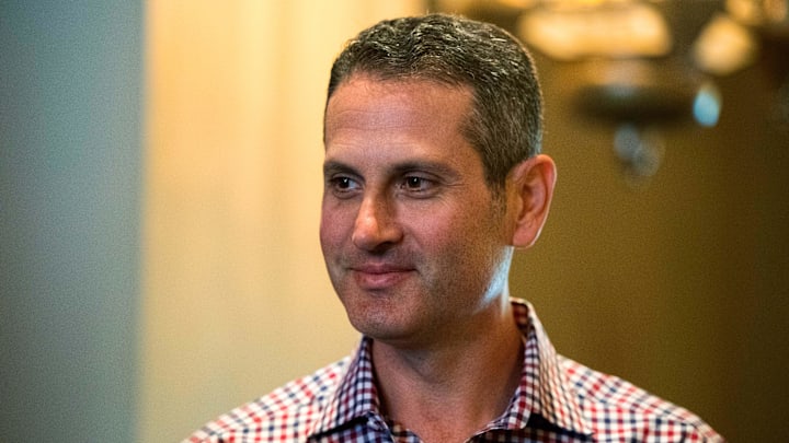 Nov 8, 2016; Scottsdale, AZ, USA; Minnesota Twins general manager Thad Levine during the MLB general managers meeting at the Omni Scottsdale Resort. Mandatory Credit: Mark J. Rebilas-Imagn Images Nov 8, 2016; Scottsdale, AZ, USA; Minnesota Twins general manager Thad Levine during the MLB general managers meeting at the Omni Scottsdale Resort. Mandatory Credit: Mark J. Rebilas-Imagn Images