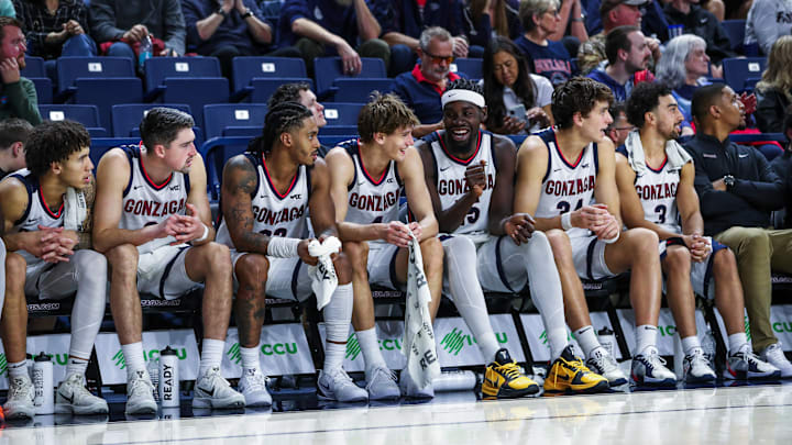 Gonzaga men's basketball team. Gonzaga men's basketball team.