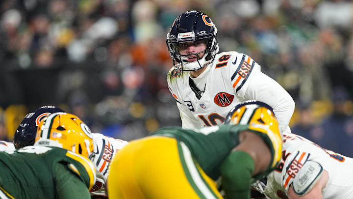 Caleb Williams and the Bears will take on the Packers in the wild-card round of the NFL playoffs. 