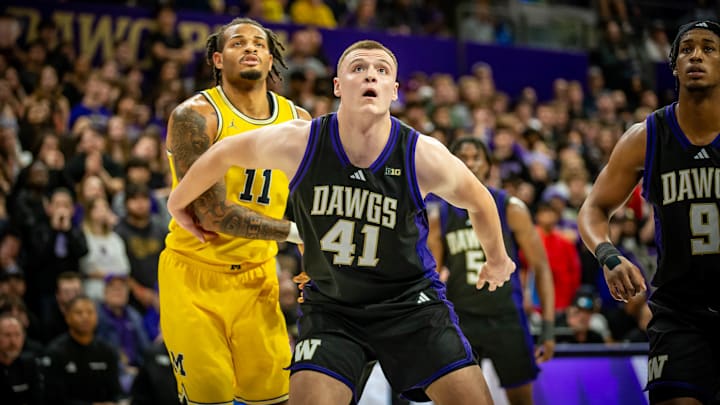 Jacob Ognacevic made his UW season debut against Michigan. Jacob Ognacevic made his UW season debut against Michigan.