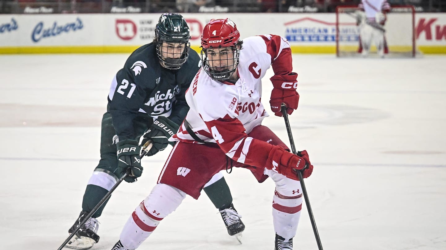 Wisconsin hockey captain bounces back, sends Badgers to Frozen Four