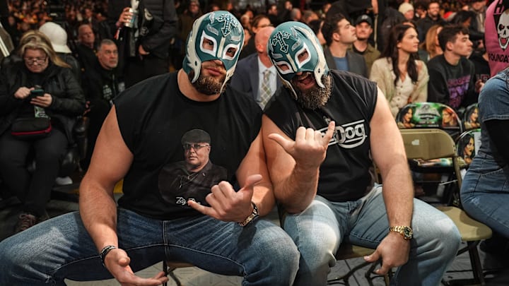Lane Johnson, Jason Kelce, WrestleMania 40