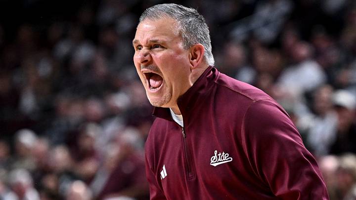 Mississippi State Bulldogs head coach Chris Jans reacts during the first half against the Texas A&M Aggies at Reed Arena. Mississippi State Bulldogs head coach Chris Jans reacts during the first half against the Texas A&M Aggies at Reed Arena.