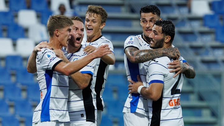 Les joueurs de l'Atalanta