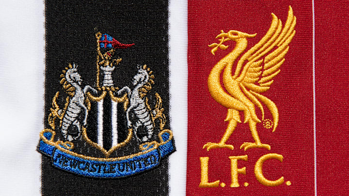 The Liverpool and Newcastle United Club Crests
