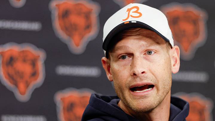 Chicago Bears head coach Ben Johnson