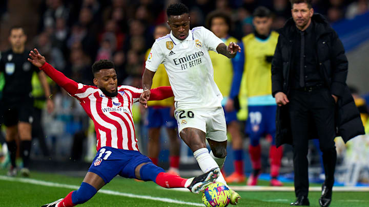 Thomas Lemar y Vinicius Junior