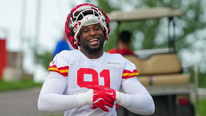 Kansas City Chiefs defensive end Felix Anudike-Uzomah Kansas City Chiefs defensive end Felix Anudike-Uzomah