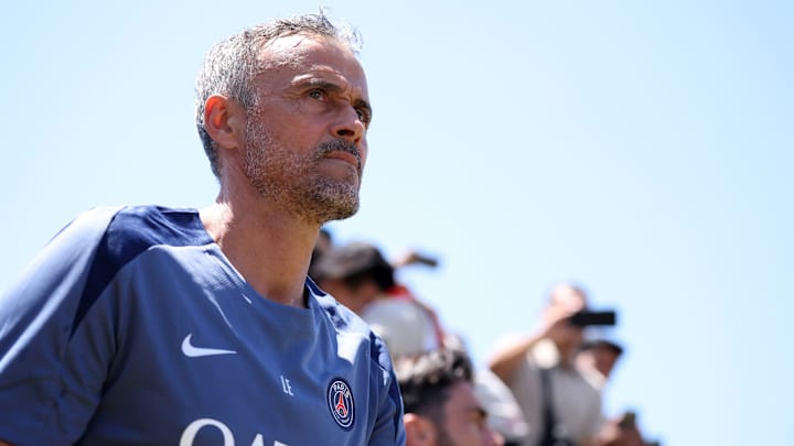 Luis Enrique avec le PSG.