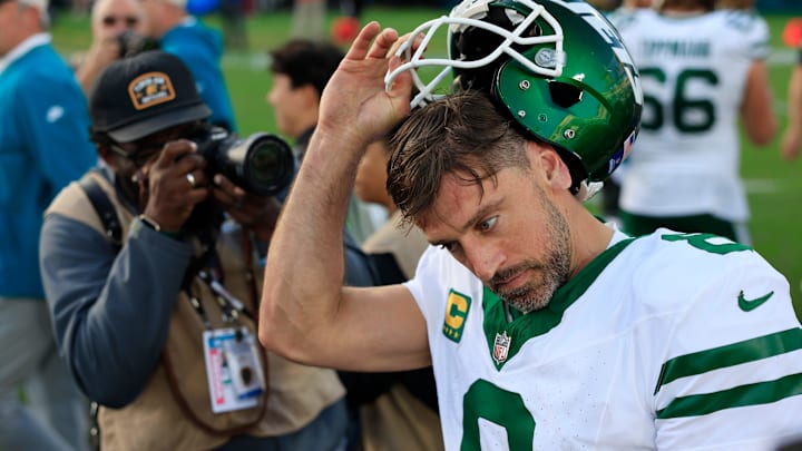 New York Jets quarterback Aaron Rodgers