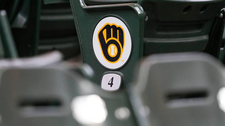 Apr 5, 2025; Milwaukee, Wisconsin, USA; General view of a Milwaukee Brewers logo on seating within American Family Field prior to the game between the Cincinnati Reds and Milwaukee Brewers. Mandatory Credit: Jeff Hanisch-Imagn Images Apr 5, 2025; Milwaukee, Wisconsin, USA; General view of a Milwaukee Brewers logo on seating within American Family Field prior to the game between the Cincinnati Reds and Milwaukee Brewers. Mandatory Credit: Jeff Hanisch-Imagn Images