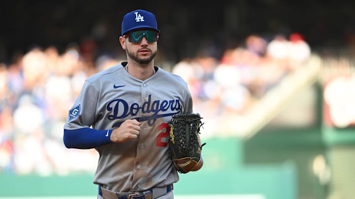 Apr 4, 2026; Washington, District of Columbia, USA; Los Angeles Dodgers right fielder Kyle Tucker (23) on the field against the Washington Nationals at Nationals Park. Mandatory Credit: Brad Mills-Imagn Images Apr 4, 2026; Washington, District of Columbia, USA; Los Angeles Dodgers right fielder Kyle Tucker (23) on the field against the Washington Nationals at Nationals Park. Mandatory Credit: Brad Mills-Imagn Images