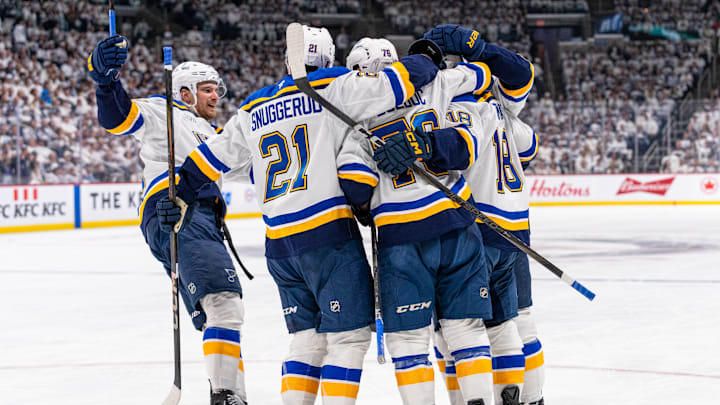 St Louis Blues v Winnipeg Jets - Game One