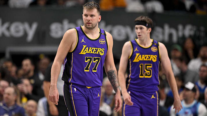 Luka Doncic y Austin Reaves difícilmente actúen en la serie Lakers-Rockets en los playoffs
