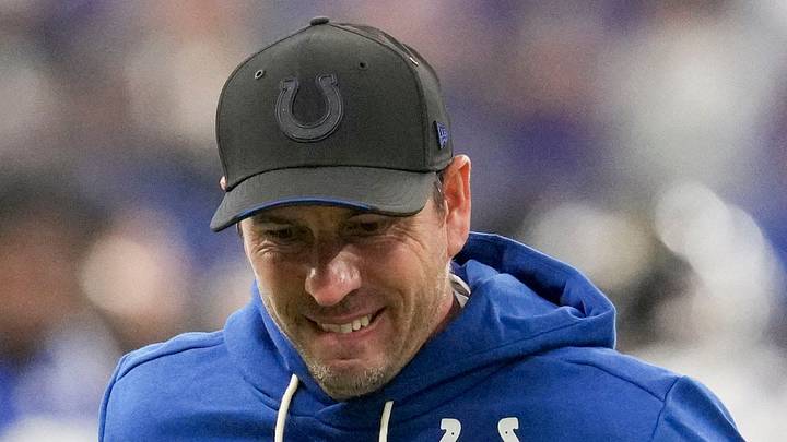 Indianapolis Colts head coach Shane Steichen leaves the field