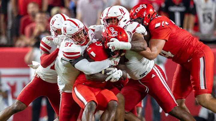 Cincinnati's running game went north of 200 yards against Nebraska.