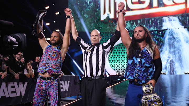 The Young Bucks retained the AEW Tag Team Titles at AEW WrestleDream. 