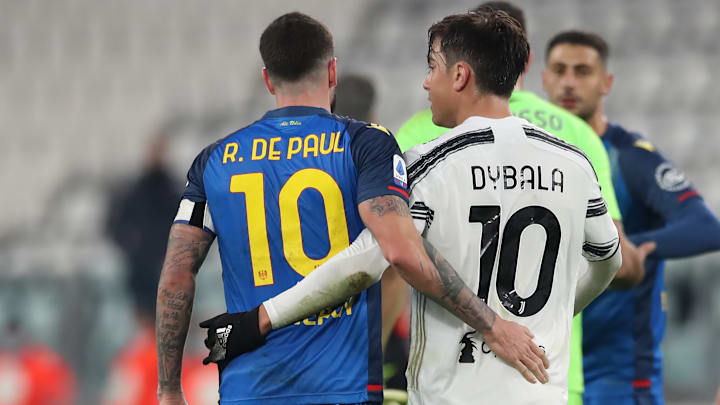 Paulo Dybala y Rodrigo De Paul