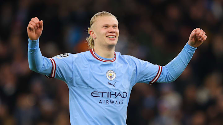 Haaland a inscrit un quintuplé contre Leipzig ce mercredi soir Haaland a inscrit un quintuplé contre Leipzig ce mercredi soir