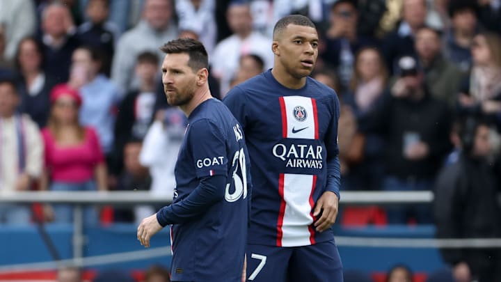 Kylian Mbappe y Leo Messi
