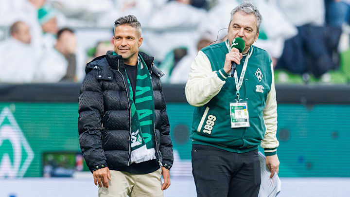 Werder-Legende Diego (l.)