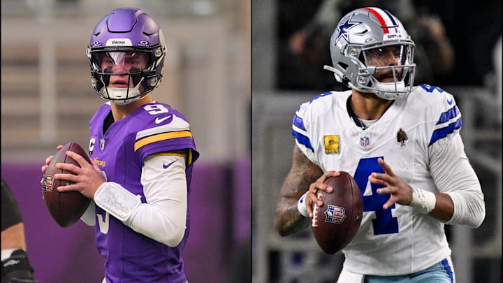 J.J. McCarthy and Dak Prescott make up this week's quarterback matchup on Sunday Night Football. J.J. McCarthy and Dak Prescott make up this week's quarterback matchup on Sunday Night Football.