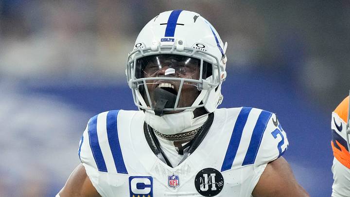 Indianapolis Colts cornerback Kenny Moore II (23) celebrates