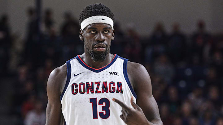 Gonzaga Bulldogs senior forward Graham Ike. 